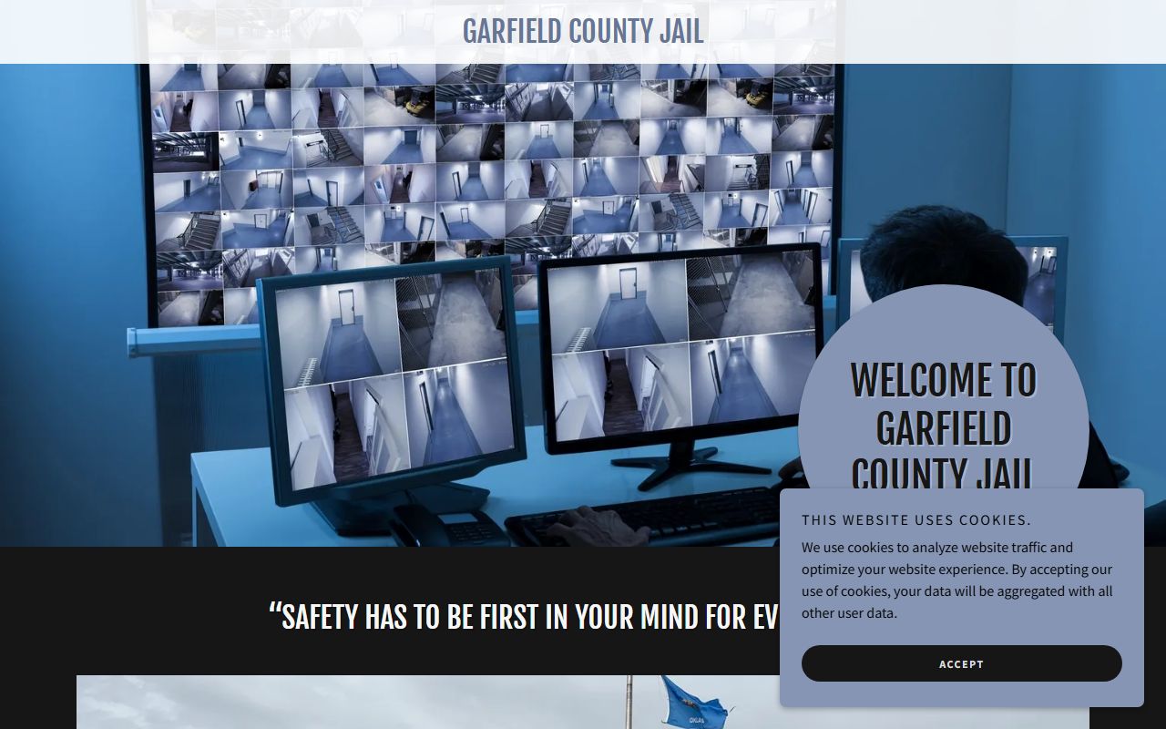 Garfield County Detention Facility jail homepage and inmate lookup links